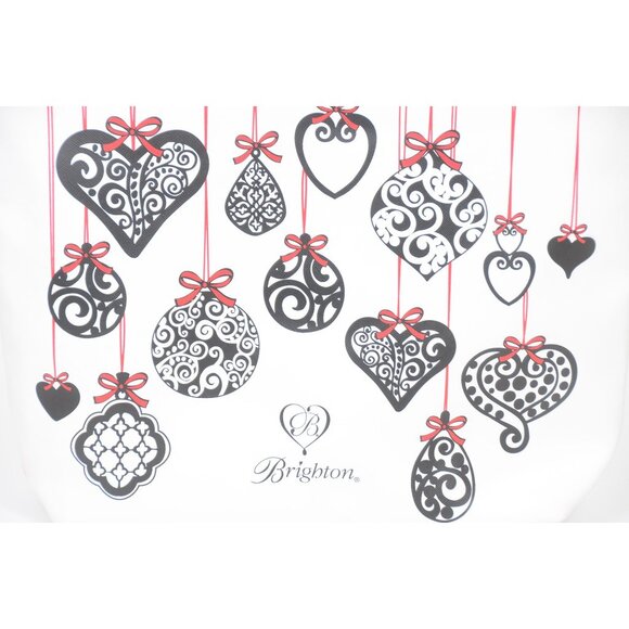 NEW Brighton Love Notes Faux Leather Heart Print Tote Shoulder Bag Romantic - Picture 8 of 8